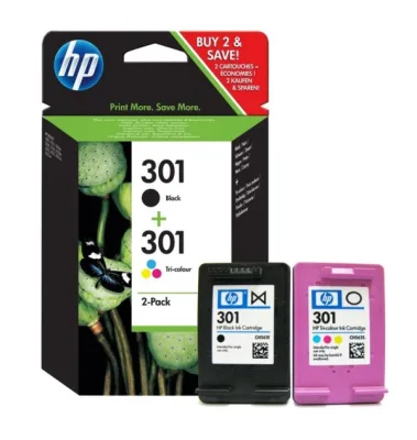 HP 301 Multipack 2 Cartucce Nero + Tricromia
