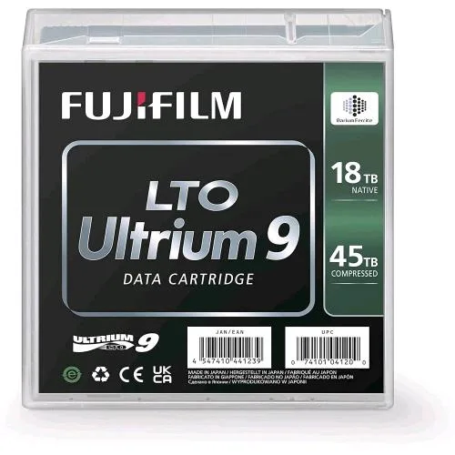 Fujifilm Lto 9 Ultrium 18TB Nativi 45TB Compressed
