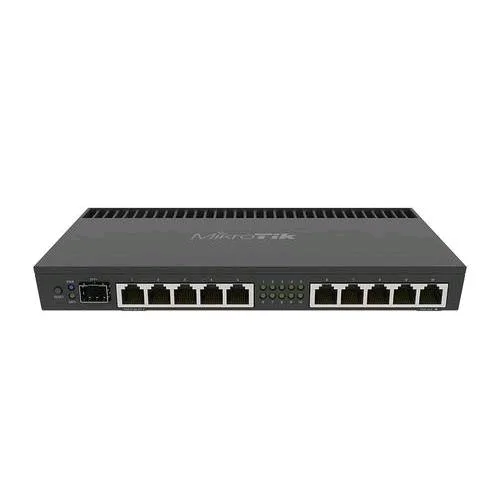 Mikrotik RB4011IGS+RM Routerboard 10 Porte LAN Gigabit POE, 1XSFP+, CPU Quadcore 1,4GHZ, Montabile a Rack