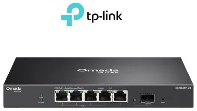 SWITCH OMADA 5-PORTGB EASY MANAGED 5XGB RJ45P DESKTOP STEEL INTEG SDN
