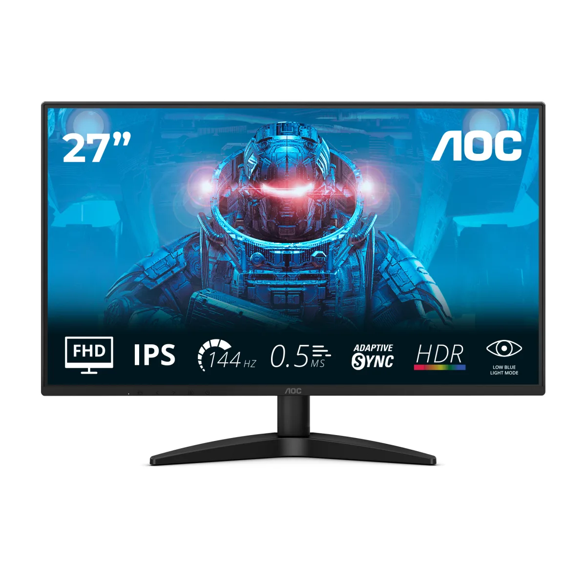 MON 27IPS FHD HDMI DP 0,5 AOC 27B36X 144HZ GAMING