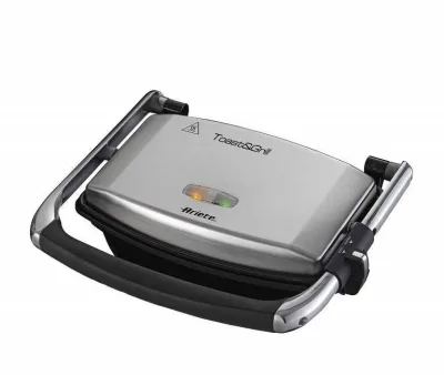 Ariete Toast & Grill Slim Piastra Elettrica Antiaderente 1.100 W Colore Grigio