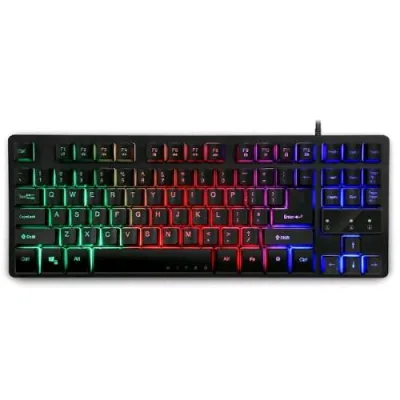 ACER Nitro Keyboard TKL Tastiera Gaming USB Illuminata con 3 Zone -4 Livelli di Luminosita' e 3 Modalita' Preimpostate Anti-Ghosting