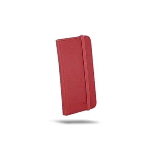 Atlantis Land Custodia a Portafoglio Universale per Smartphone 4" in Pelle Colore Rosso
