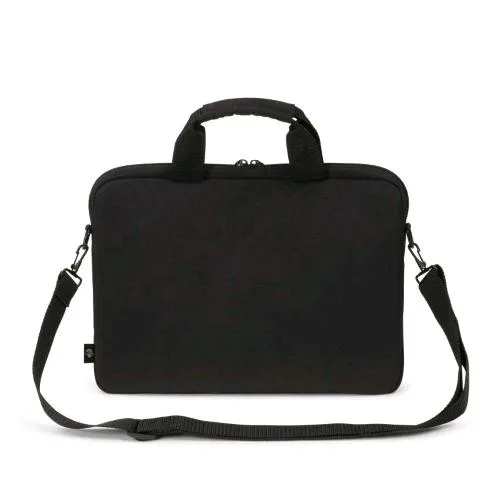 Dicota One Borsa per Notebook da 12.5" in Pet Tasca Frontale con Tracolla Nero