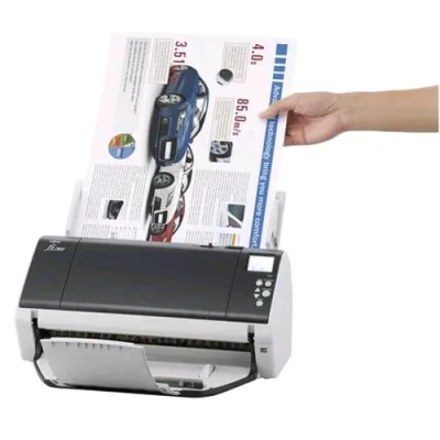 Fujitsu Fi-7460 Scanner A4 Adf 600 x 600 DPI Grigio Bianco