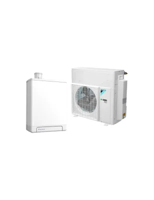 Sistema ibrido Hydrosplit Daikin Altherma H Hybrid caldaia da 28kW e pompa di calore 4kW per riscaldamento e ACS