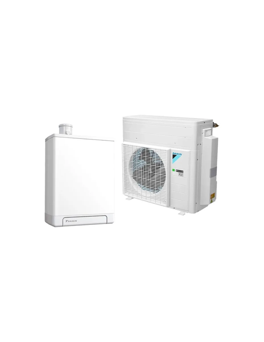 Sistema ibrido Hydrosplit Daikin Altherma H Hybrid caldaia da 28kW e pompa di calore 4kW per riscaldamento e ACS