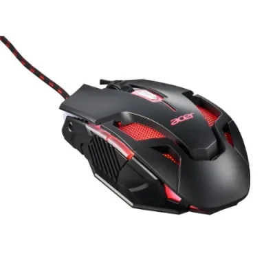 ACER Nitro Mouse II NMW200 Mouse Gaming USB Sensore Ottico 6D Frequenza di 125 MHz Velocita' di Gioco di 7000 Frames al Secondo Luci 6 Spostamenti Dpi Opzionali