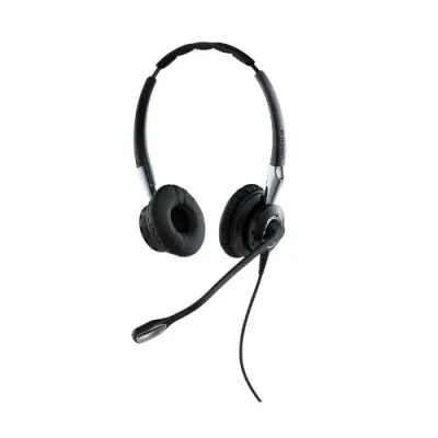 Jabra Biz 2400 II Duo Cuffie con Microfono Uc Braccetto Flex Micro 82 e-STD Nero