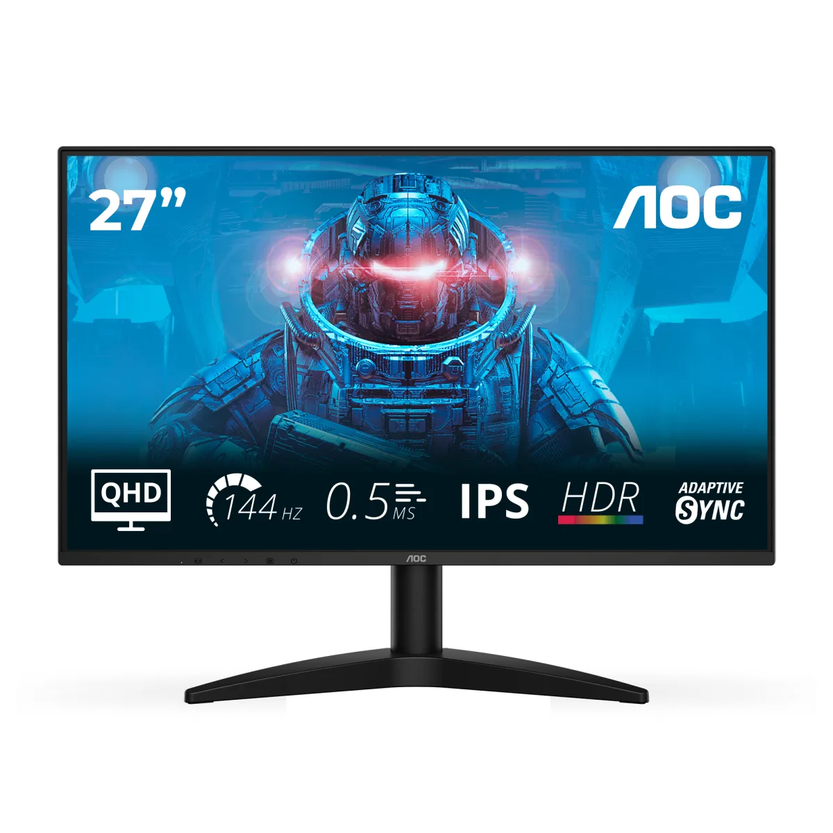 MON 27IPS QHD HDMI DP 144HZ AOC Q27E4CV GAMING