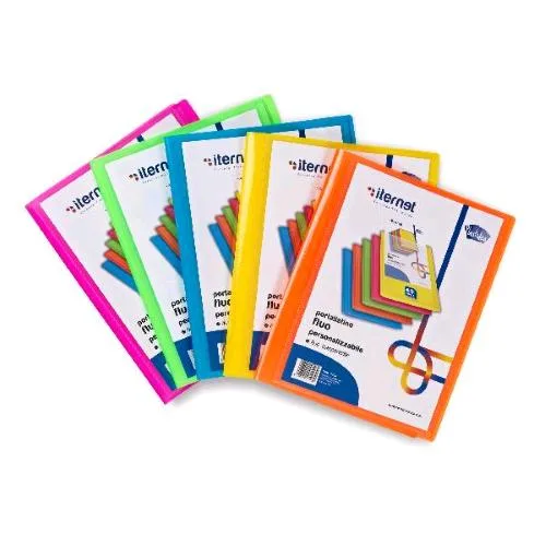 Plastidea Fluo Portalistino in PP 320X240 mm 60 Buste Colori Assortiti