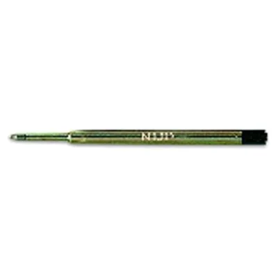 Lebez Refill in Metallo per Penne a Sfera Parker Punta M Inchiostro Nero Conf 24 Pz.