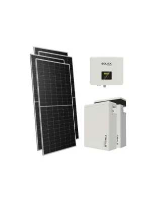 Kit fotovoltaico monofase 8330W inverter 7.5kW batteria al litio 11.6KWh T-BAT-H5.8 Solax Power