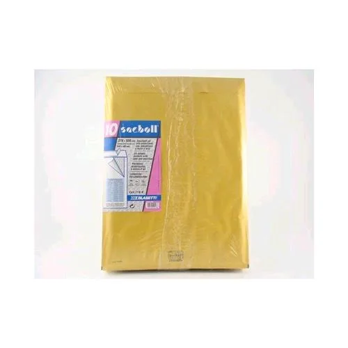 Blasetti Sacboll Buste di Carta a Sacco Imbottite Autoadesive Int. 340X480 mm Col. Avana Conf 10 Pz.