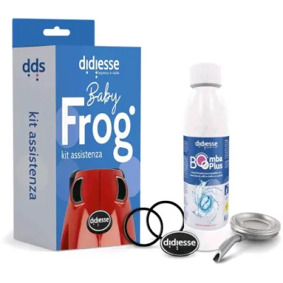 Didiesse - Kit Assistenza Didiesse Baby Frog, Manutenzione Fai da Te Macchina Caffe' Espresso Cialde, Compatibile con Macchine Baby Frog o Baby Frog Collection