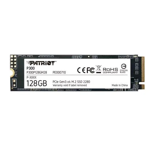 Patriot P300 SSD 128GB M2 2280 NVMe PCI Express Gen 3
