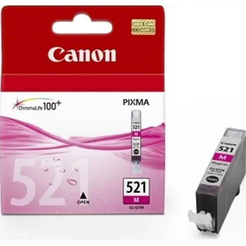 Canon Cli-521M Serbatoio Magenta per Pixma MP540-MP620-MP630-MP980-iP3600-iP4600-MX860 (2935B001)