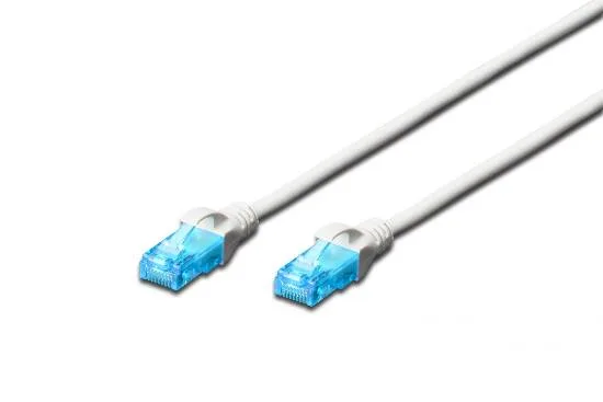 Digitus Cavo di Rete UTP Cat 5E Non Schermato 25cm Grigio