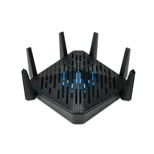 ACER Predator Connect W6 Router Wireless Tri-Band Wi-Fi 6E 5 Porte LAN RJ-45 1.000/2.500 Mbps Colore Nero