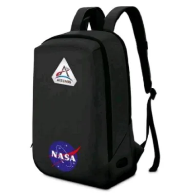 Atlantis Land NS-KLB200504-B Zaino per Notebook da 15.6" Tasche Esterne Fondo Imbottito Porta USB Nero