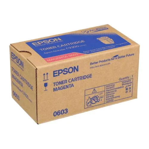 Epson C13S050603 Toner Magenta per al-C9300D2TN / al-C9300D3TNC / al-C9300DN / al-C9300DTN / al-C9300N / al-C9300TN 7.500 Pagine