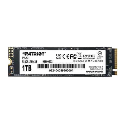 Patriot P320 SSD 1TB M.2 2280 NVMe PCI Express 3.0