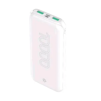 Celly Powerbank Energy 10.000mAh 10 W 2A 2 x USB-A 1 x USB-C 1 x Micro USB Bianco