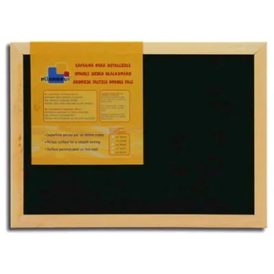 ARDA Lavagna per Gesso in Ardesia 30X40 cm Cornice in Legno con Accessori