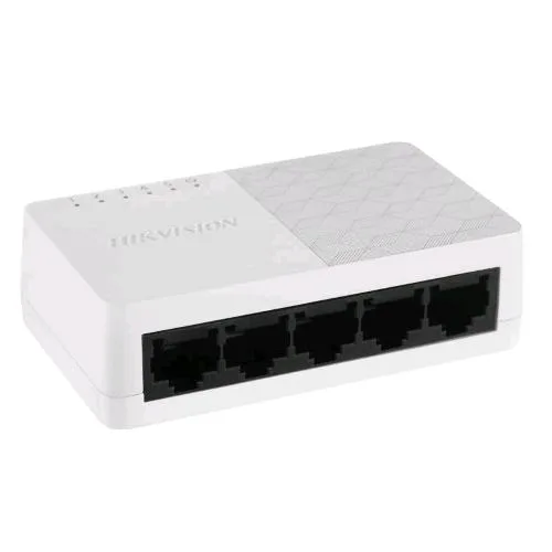 Hikvision DS-3E0105D-O Switch 5 Porte L2 Unmanaged 10/100M RJ45 Desktop