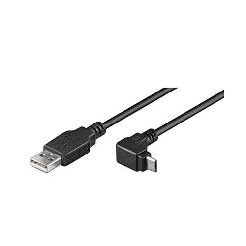 Nilox Cavo USB A/Micro USB B 90° 1.8m Bulk Nero