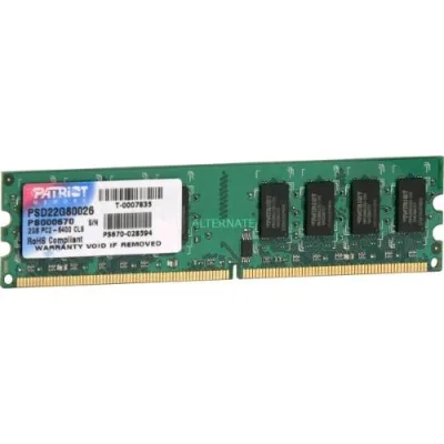 Patriot PSD22G80026 Memoria RAM 2GB 800MHz Tipologia Dimm Tecnologia DDR2