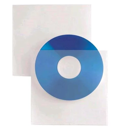 Sei Rota Soft Buste Porta CD/DVD in PP CM 12X12.5 Trasparente Conf 25 Pz.
