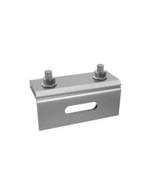 Staffa Inox per lamiera aggraffata standard - STG0055GR