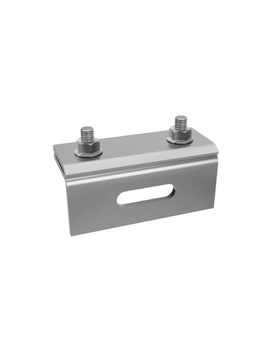 Staffa Inox per lamiera aggraffata standard - STG0055GR