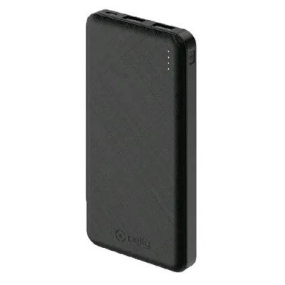 Celly Powerbank Energy 10.000mAh 2 Porte USB Nero