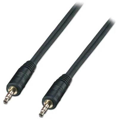 Lindy 35644 Cavo Audio 2XJACK 3.5 mm Maschio/Maschio Lunghezza 5 m Colore Nero