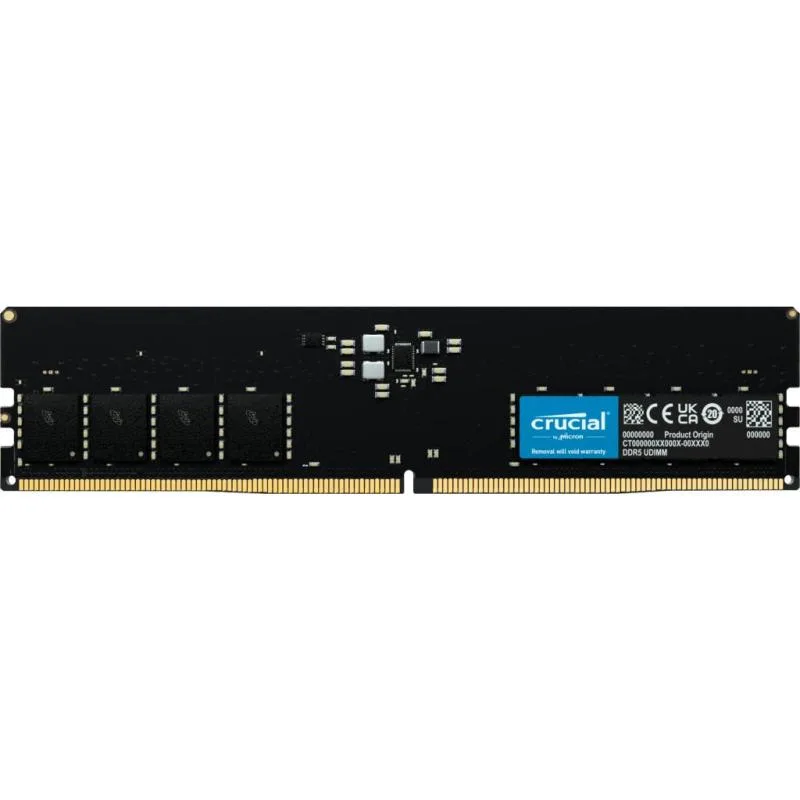 Crucial CT16G56C46U5 Memoria RAM 16GB 5.600MHz Tipologia Dimm Tecnologia DDR5 Cas 46