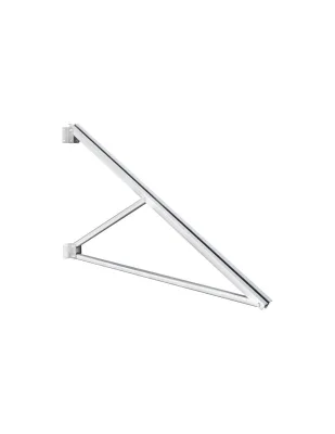 Kit frangisole inclinazione fissa 30° - ipotenusa 1300mm per modulo in orizzontale - KFF30-1300