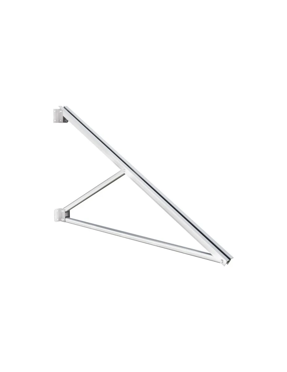Kit frangisole inclinazione fissa 30° - ipotenusa 1300mm per modulo in orizzontale - KFF30-1300