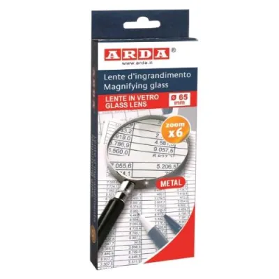 ARDA Lente Ingrandimento Vetro Ottico 65 mm