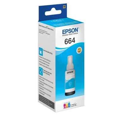 Epson T6642 Flacone Inchiostro Ciano per Epson L300-355-555 70ml (C13T664240)