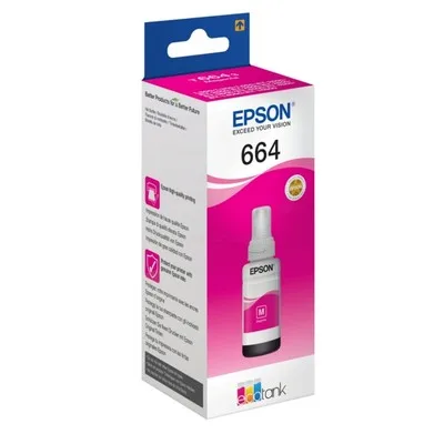 Epson T6643 Flacone Inchiostro Magenta per Epson L300-355-555 70ml (C13T664340)