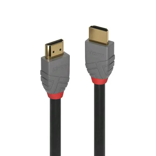 Lindy 36962 Cavo HDMI High Speed 4K Anthra Line 1m Nero Grigio