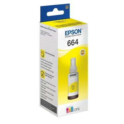 Epson T6644 Flacone Inchiostro Giallo per Epson L300-355-555 70ml (C13T664440)
