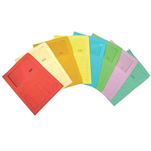 Blasetti Sintex Cartellina a L con Finestra in Carta 297X210MM A4 Col. Avorio Conf 50 Pz.