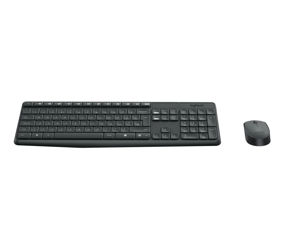 TASTIERA MK235 LOG WIRELESS+MOUSE GRIGIO WIRELESS