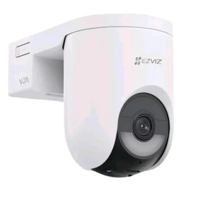 Ezviz HB8 Lite Telecamera di Sorveglianza da Esterno Motorizzata a Batteria 2K 5.200mAh Wi-Fi Visione Notturna Audio Bidirezionale Bianco