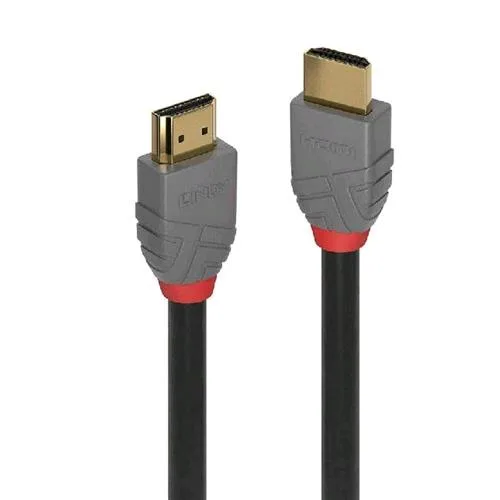 Lindy 36965 Cavo HDMI 4K High Speed Anthra Line 5m Nero Grigio