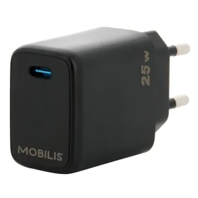 Mobilis Caricabatterie da Rete 25 W 1 x USB-C Nero